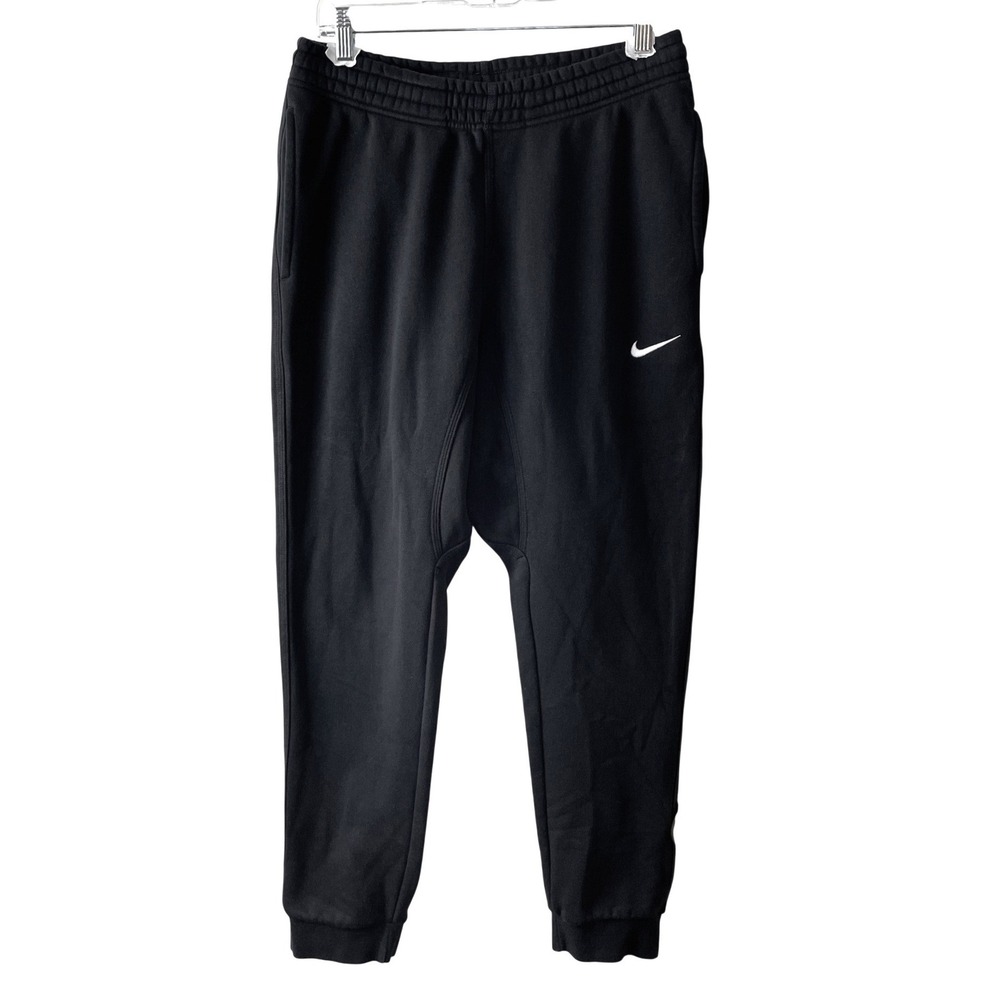 Nike Joggers Men's Medium Black Sportswear Club Fleece Gym Activewear 716830-010